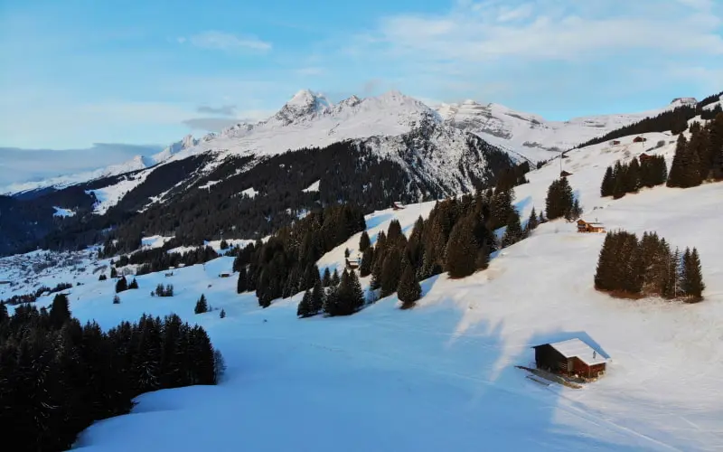 Ski in Switzerland in December