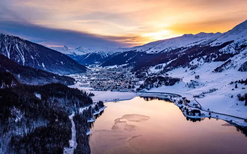 Switzerland mountain towns