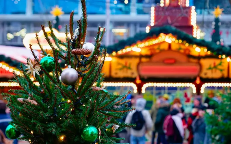 Christmas village in Zurich